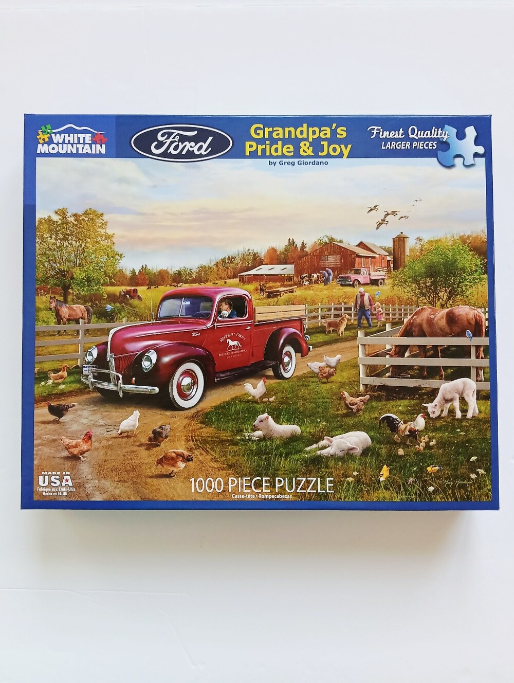 Grandpa's Pride and Joy 1000-piece puzzle by White Mountain